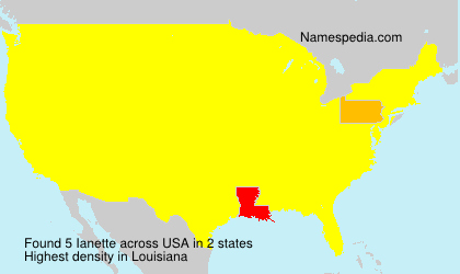 Surname Ianette in USA Surname Ianette in USA