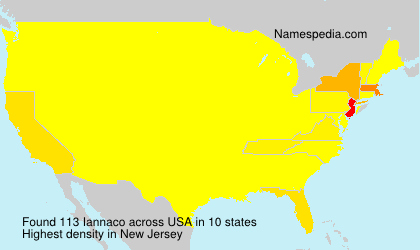 Surname Iannaco in USA