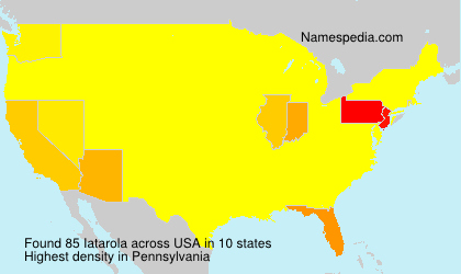 Surname Iatarola in USA