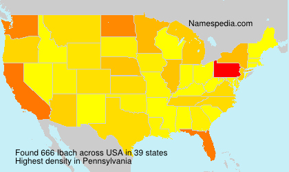Surname Ibach in USA Surname Ibach in USA