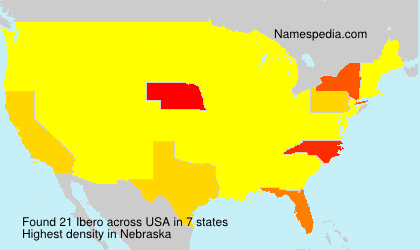 Surname Ibero in USA Surname Ibero in USA