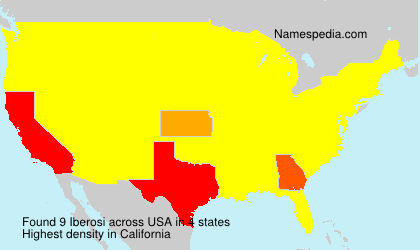 Surname Iberosi in USA Surname Iberosi in USA