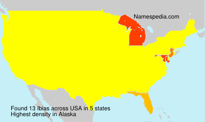 Surname Ibias in USA Surname Ibias in USA