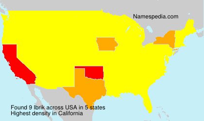 Surname Ibrik in USA
