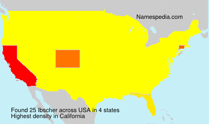 Surname Ibscher in USA Surname Ibscher in USA