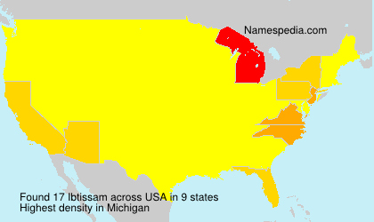 Surname Ibtissam in USA