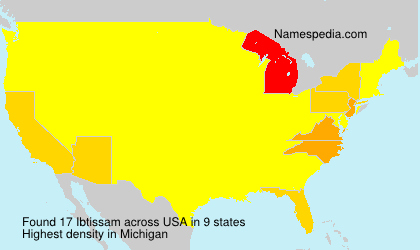 Surname Ibtissam in USA Surname Ibtissam in USA