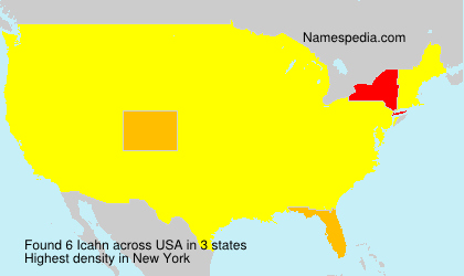 Surname Icahn in USA Surname Icahn in USA
