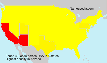 Surname Icedo in USA Surname Icedo in USA