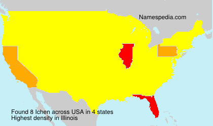 Surname Ichen in USA Surname Ichen in USA