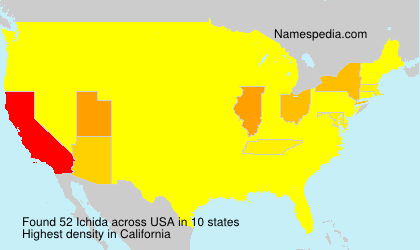 Surname Ichida in USA Surname Ichida in USA