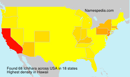 Surname Ichihara in USA Surname Ichihara in USA