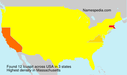 Surname Icuspit in USA Surname Icuspit in USA