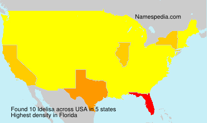 Surname Idelisa in USA Surname Idelisa in USA