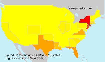 Surname Idrobo in USA Surname Idrobo in USA