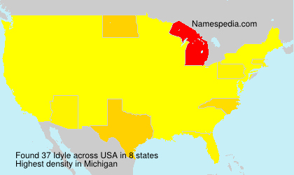Surname Idyle in USA