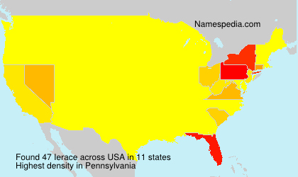 Surname Ierace in USA Surname Ierace in USA
