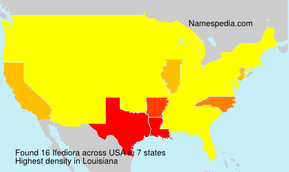 Surname Ifediora in USA Surname Ifediora in USA