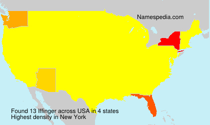 Surname Iffinger in USA Surname Iffinger in USA