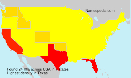 Surname Iffla in USA Surname Iffla in USA