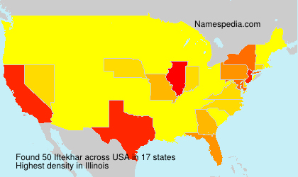 Surname Iftekhar in USA Surname Iftekhar in USA
