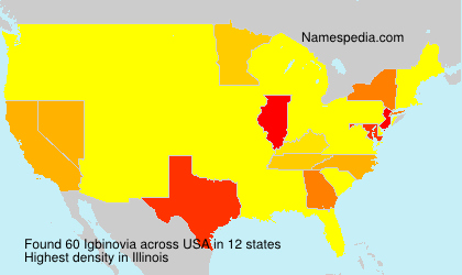 Surname Igbinovia in USA Surname Igbinovia in USA