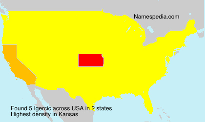 Surname Igercic in USA Surname Igercic in USA