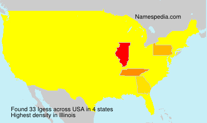 Surname Igess in USA Surname Igess in USA