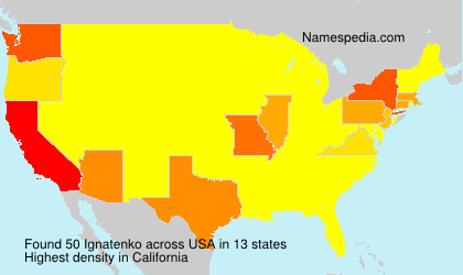 Surname Ignatenko in USA Surname Ignatenko in USA