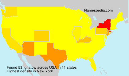 Surname Ignatow in USA Surname Ignatow in USA