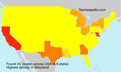 Surname Igodan in USA Surname Igodan in USA