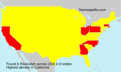 Surname Ihsanullah in USA Surname Ihsanullah in USA