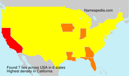 Surname Iies in USA Surname Iies in USA