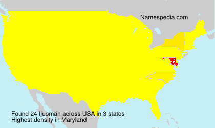 Surname Ijeomah in USA Surname Ijeomah in USA