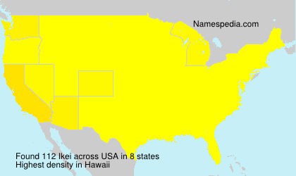 Surname Ikei in USA Surname Ikei in USA