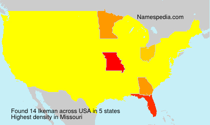 Surname Ikeman in USA