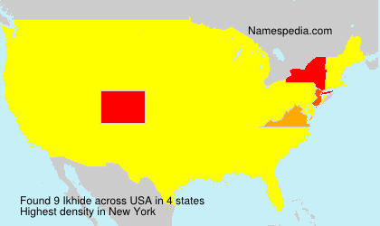 Surname Ikhide in USA Surname Ikhide in USA