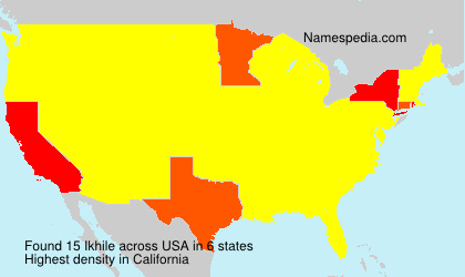 Surname Ikhile in USA Surname Ikhile in USA