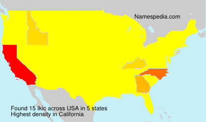 Surname Ikic in USA Surname Ikic in USA