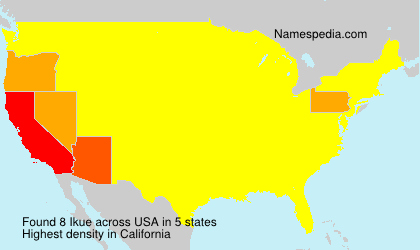 Surname Ikue in USA Surname Ikue in USA