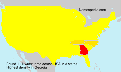 Surname Ikwuezunma in USA Surname Ikwuezunma in USA