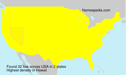 Surname Ilae in USA Surname Ilae in USA