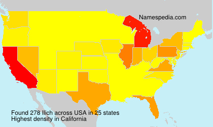 Surname Ilich in USA Surname Ilich in USA