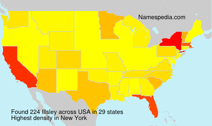 Surname Illsley in USA Surname Illsley in USA