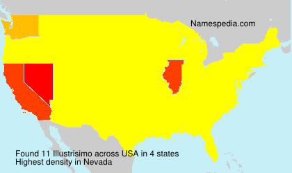 Surname Illustrisimo in USA