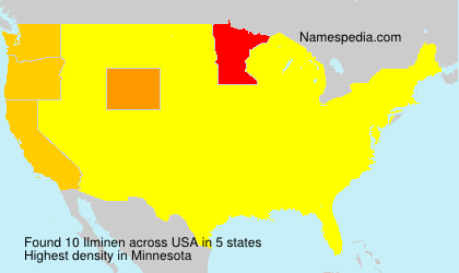 Surname Ilminen in USA Surname Ilminen in USA