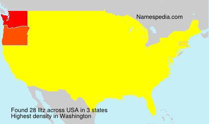 Surname Iltz in USA