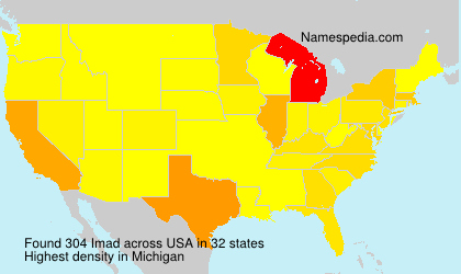 Surname Imad in USA Surname Imad in USA