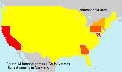 Surname Imahori in USA Surname Imahori in USA
