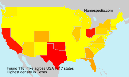 Surname Imke in USA Surname Imke in USA